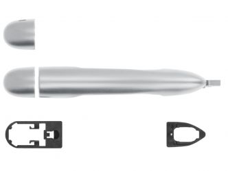 MANETA DE PUERTA EXTERIOR RENAULT MEGANE 2002-2006 PLATA DELANTERA DERECHA