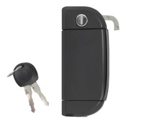 MANETA DE PUERTA EXTERIOR VOLKSWAGEN TRANSPORTER T4 1990-1996 NEGRA / CON LLAVE / DELANTERA DERECHA