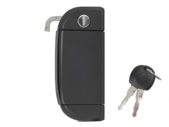 MANETA DE PUERTA EXTERIOR VOLKSWAGEN TRANSPORTER T4 1990-1996 NEGRA / CON LLAVE / DELANTERA IZQUIERDA