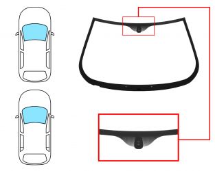 PARABRISAS ALFA ROMEO 156 1997-2003 4 PUERTAS / FAMILIAR / DELANTERO / VERDE / CON BASE ESPEJO 