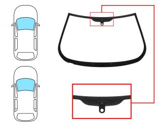 PARABRISAS ALFA ROMEO 156 1997-2003 4 PUERTAS / FAMILIAR / DELANTERO / VERDE / CON BASE ESPEJO / CON SENSOR