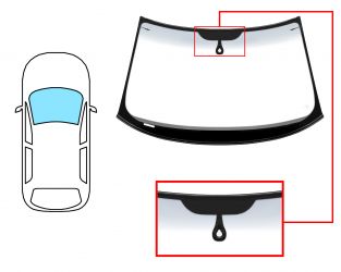 PARABRISAS AUDI A3 2008-2012 CABRIO / DELANTERO / VERDE BANDA GRIS / CON BASE ESPEJO / CON SENSOR / ANTENA / MOLDURAS PREMONTADAS