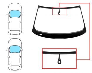 PARABRISAS AUDI A3 2012-2016 3/5 PUERTAS / DELANTERO / VERDE / CON BASE ESPEJO / CON SENSOR / MOLDURAS PREMONTADAS