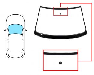 PARABRISAS AUDI A4 2001-2005 4 PUERTAS / FAMILIAR / DELANTERO / VERDE / CON BASE ESPEJO / MOLDURAS PREMONTADAS