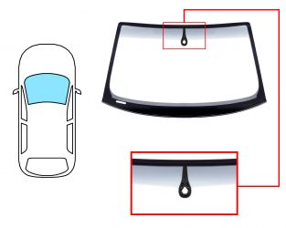PARABRISAS AUDI A5 2007-2012 CABRIO / DELANTERO / VERDE BANDA GRIS / CON BASE ESPEJO / CON SENSOR / MOLDURAS PREMONTADAS