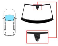PARABRISAS AUDI A6 2016-2019 4 PUERTAS / FAMILIAR / DELANTERO / VERDE / ACUSTICO / CON SENSOR MODIFICADO / CON SOPORTE CAMARA / PANTALLA INTEGRADA / MOLDURAS PREMONTADAS