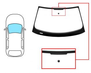 PARABRISAS AUDI Q3 2011-2015 DELANTERO / VERDE / CON BASE ESPEJO / MOLDURAS PREMONTADAS