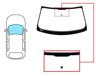 PARABRISAS AUDI Q5 2008-2013 DELANTERO / VERDE / CON BASE ESPEJO / MOLDURAS PREMONTADAS