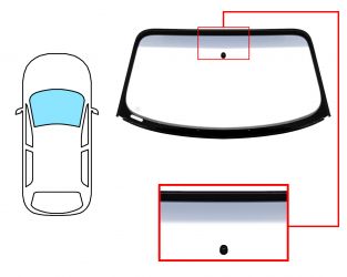 PARABRISAS AUDI TT 1998-2005 COUPE / CABRIO / DELANTERO / VERDE BANDA GRIS / CON BASE ESPEJO A 12,00CM / MOLDURAS PREMONTADAS