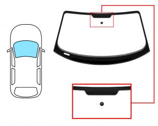 PARABRISAS AUDI TT 2006-2010 CABRIO / DELANTERO / VERDE / CON BASE ESPEJO 14,50CM / MOLDURAS PREMONTADAS