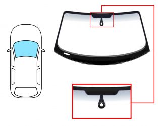 PARABRISAS AUDI TT 2006-2010 CABRIO / DELANTERO / VERDE BANDA GRIS / CON BASE ESPEJO / CON SENSOR / MOLDURAS PREMONTADAS