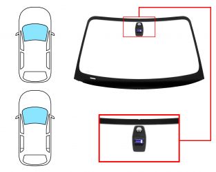 PARABRISAS BMW SERIE 1 (E81-E87) 2003-2007 3/5 PUERTAS / DELANTERO / VERDE / CON BASE ESPEJO / CON SENSOR