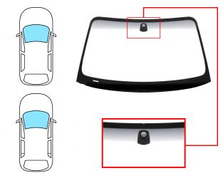 PARABRISAS BMW SERIE 1 (E81-E87) 2003-2007 3/5 PUERTAS / DELANTERO / VERDE BANDA GRIS / CON BASE ESPEJO