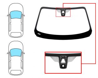 PARABRISAS BMW SERIE 1 (F20-F21) 2012-2015 3/5 PUERTAS / DELANTERO / VERDE / CON BASE ESPEJO / CON SENSOR / CON SOPORTE CAMARA