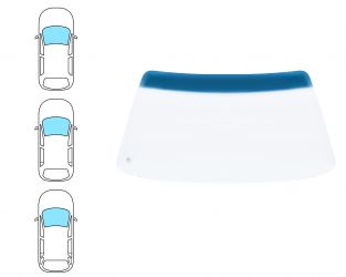 PARABRISAS BMW SERIE 3 (E30) 1983-1988 2/4 PUERTAS / FAMILIAR / DELANTERO / VERDE BANDA AZUL