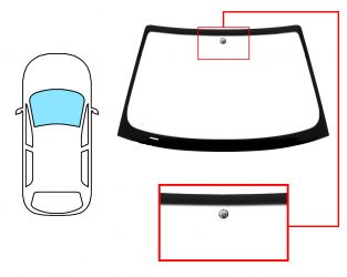 PARABRISAS BMW SERIE 3 (E46) 1999-2003 COUPE / CABRIO / DELANTERO / VERDE / CON BASE ESPEJO