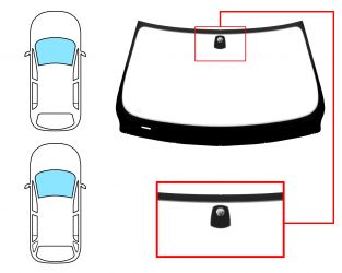PARABRISAS BMW SERIE 3 (E90-E91) 2005-2009 4 PUERTAS / FAMILIAR / DELANTERO / VERDE / CON BASE ESPEJO