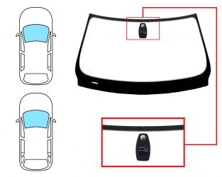 PARABRISAS BMW SERIE 3 (E90-E91) 2005-2009 4 PUERTAS / FAMILIAR / DELANTERO / VERDE / CON BASE ESPEJO / CON SENSOR
