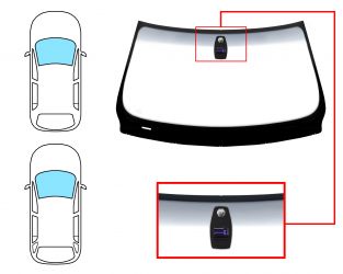 PARABRISAS BMW SERIE 3 (E90-E91) 2005-2009 4 PUERTAS / FAMILIAR / DELANTERO / VERDE BANDA GRIS / CON BASE ESPEJO / CON SENSOR