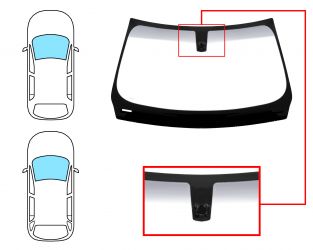 PARABRISAS BMW SERIE 3 (F30-F31) 2012-2015 4 PUERTAS / FAMILIAR / DELANTERO / VERDE BANDA GRIS / CON BASE ESPEJO