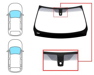 PARABRISAS BMW SERIE 3 (F30-F31) 2012-2015 4 PUERTAS / FAMILIAR / DELANTERO / VERDE BANDA GRIS / CON BASE ESPEJO / CON SENSOR / SERIGRAFIADO