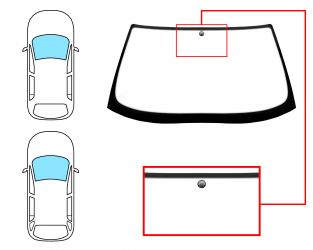 PARABRISAS BMW SERIE 5 (E34) 1987-1995 4 PUERTAS / FAMILIAR / DELANTERO / VERDE / CON BASE ESPEJO