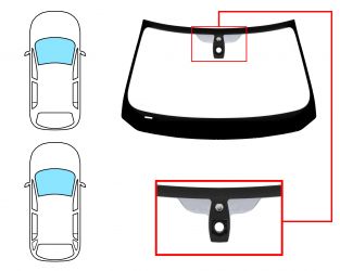 PARABRISAS BMW SERIE 5 (F10-F11) 2010-2013 4 PUERTAS / FAMILIAR / DELANTERO / VERDE / CON BASE ESPEJO / CON SENSOR