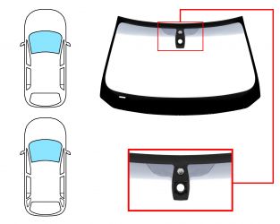 PARABRISAS BMW SERIE 5 (F10-F11) 2010-2013 4 PUERTAS / FAMILIAR / DELANTERO / REFLECTANTE / BANDA GRIS / CON BASE ESPEJO / CON SENSOR