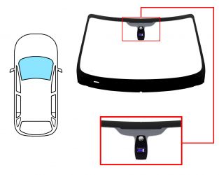 PARABRISAS BMW X1 (E84) 2009-2012 DELANTERO / VERDE / CON BASE ESPEJO / CON SENSOR