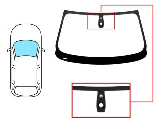PARABRISAS BMW X3 (F25) 2010-2014 DELANTERO / VERDE / CON BASE ESPEJO / CON SENSOR