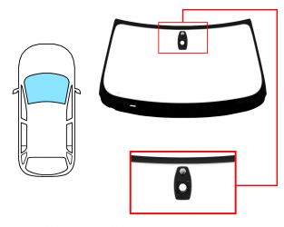PARABRISAS BMW X5 (E70) 2010-2013 DELANTERO / VERDE / CON BASE ESPEJO / CON SENSOR