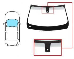 PARABRISAS BMW SERIE 4 (F32) 2013-2017 COUPE / DELANTERO / VERDE BANDA GRIS / CON BASE ESPEJO / CON SENSOR