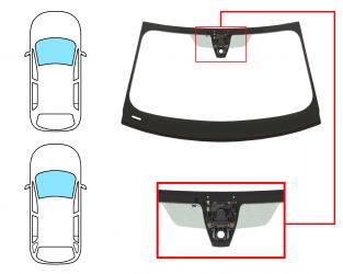 PARABRISAS BMW SERIE 3 (G20-G21) 2018-> 4 PUERTAS / FAMILIAR / DELANTERO / VERDE / ACUSTICO / CON SENSOR / CON SOPORTE CAMARA / MOLDURAS PREMONTADAS