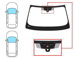 PARABRISAS BMW SERIE 5 (G30-G31) 2016-2020 4 PUERTAS / FAMILIAR / DELANTERO / VERDE / ACUSTICO / CON SENSOR / CON SOPORTE CAMARA / MOLDURAS PREMONTADAS