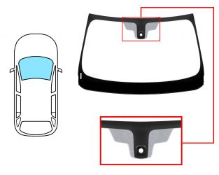 PARABRISAS BMW X1 (F48) 2015-2019 DELANTERO / VERDE / CON BASE ESPEJO / CON SENSOR / MOLDURAS PREMONTADAS