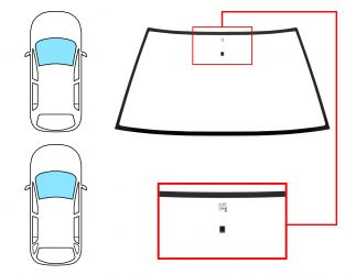 PARABRISAS CITROEN BX 1984-1989 5 PUERTAS / FAMILIAR / DELANTERO / INCOLORO / CON BASE ESPEJO