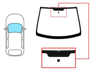 PARABRISAS TOYOTA AYGO 2005-2009 3/5 PUERTAS / DELANTERO / VERDE / CON BASE ESPEJO