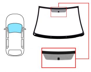 PARABRISAS CITROEN C3 2002-2005 DELANTERO / VERDE / CON BASE ESPEJO