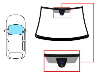 PARABRISAS CITROEN C3 2002-2005 DELANTERO / REFLECTANTE / CON BASE ESPEJO / CON SENSOR