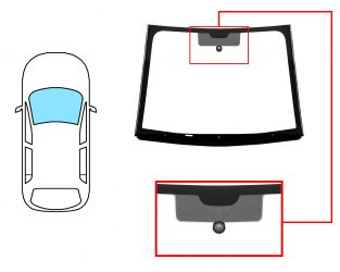PARABRISAS CITROEN C3 PICASSO 2009-2012 DELANTERO / VERDE / CON BASE ESPEJO / MOLDURAS PREMONTADAS