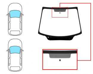 PARABRISAS CITROEN C4 2004-2008 3/5 PUERTAS / DELANTERO / VERDE / CON BASE ESPEJO / MOLDURAS PREMONTADAS
