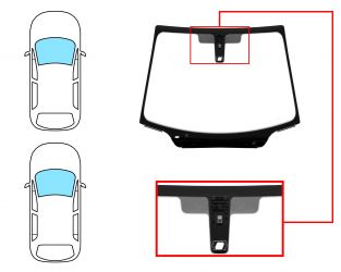 PARABRISAS CITROEN C4 2004-2008 3/5 PUERTAS / DELANTERO / REFLECTANTE / ACUSTICO / CON BASE ESPEJO MODIFICADO / CON SENSOR / MOLDURAS PREMONTADAS