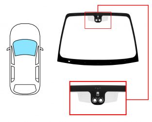 PARABRISAS CITROEN C5 2000-2005 4 PUERTAS / FAMILIAR / DELANTERO / REFLECTANTE / CON BASE ESPEJO / CON SENSOR