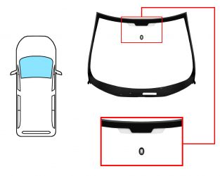 PARABRISAS CITROEN C8 2002-2013 DELANTERO / REFLECTANTE / CON BASE ESPEJO / MOLDURAS PREMONTADAS