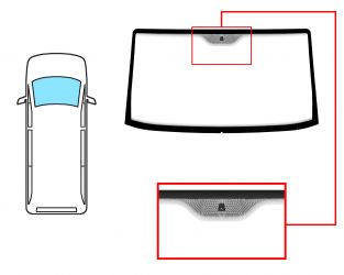 PARABRISAS PEUGEOT BOXER 1994-2002 DELANTERO / INCOLORO / CON BASE ESPEJO