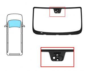 PARABRISAS PEUGEOT BOXER 2006-2014 DELANTERO / VERDE / CON BASE ESPEJO MODIFICADA / CON SENSOR / CON SOPORTE CAMARA / MOLDURAS PREMONTADAS