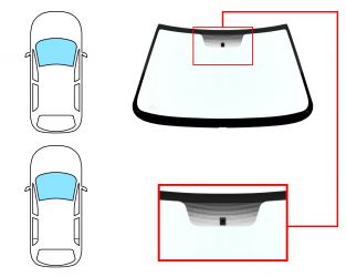 PARABRISAS PEUGEOT 106 1991-1996 3/5 PUERTAS / DELANTERO / VERDE / CON BASE ESPEJO