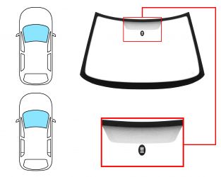 PARABRISAS CITROEN XANTIA 1998-2002 4 PUERTAS / FAMILIAR / DELANTERO / REFLECTANTE / CON BASE ESPEJO