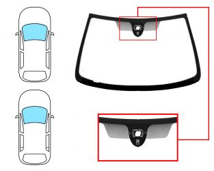 PARABRISAS CITROEN XSARA 1997-2000 3/5 PUERTAS / FAMILIAR / DELANTERO / REFLECTANTE / CON BASE ESPEJO / CON SENSOR CUADRADO