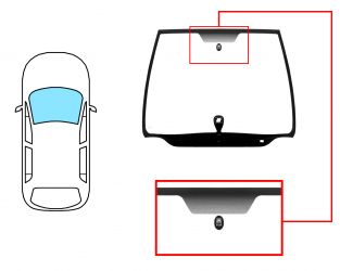 PARABRISAS CITROEN XSARA PICASSO 1999-2004 DELANTERO / REFLECTANTE / CON BASE ESPEJO / CON SENSOR